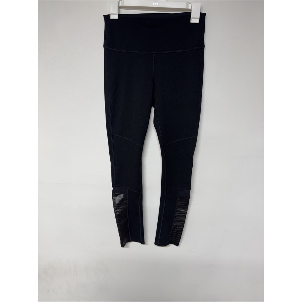 White House Black Market Instant Slimming Leggings Black Womens S Moto Detail